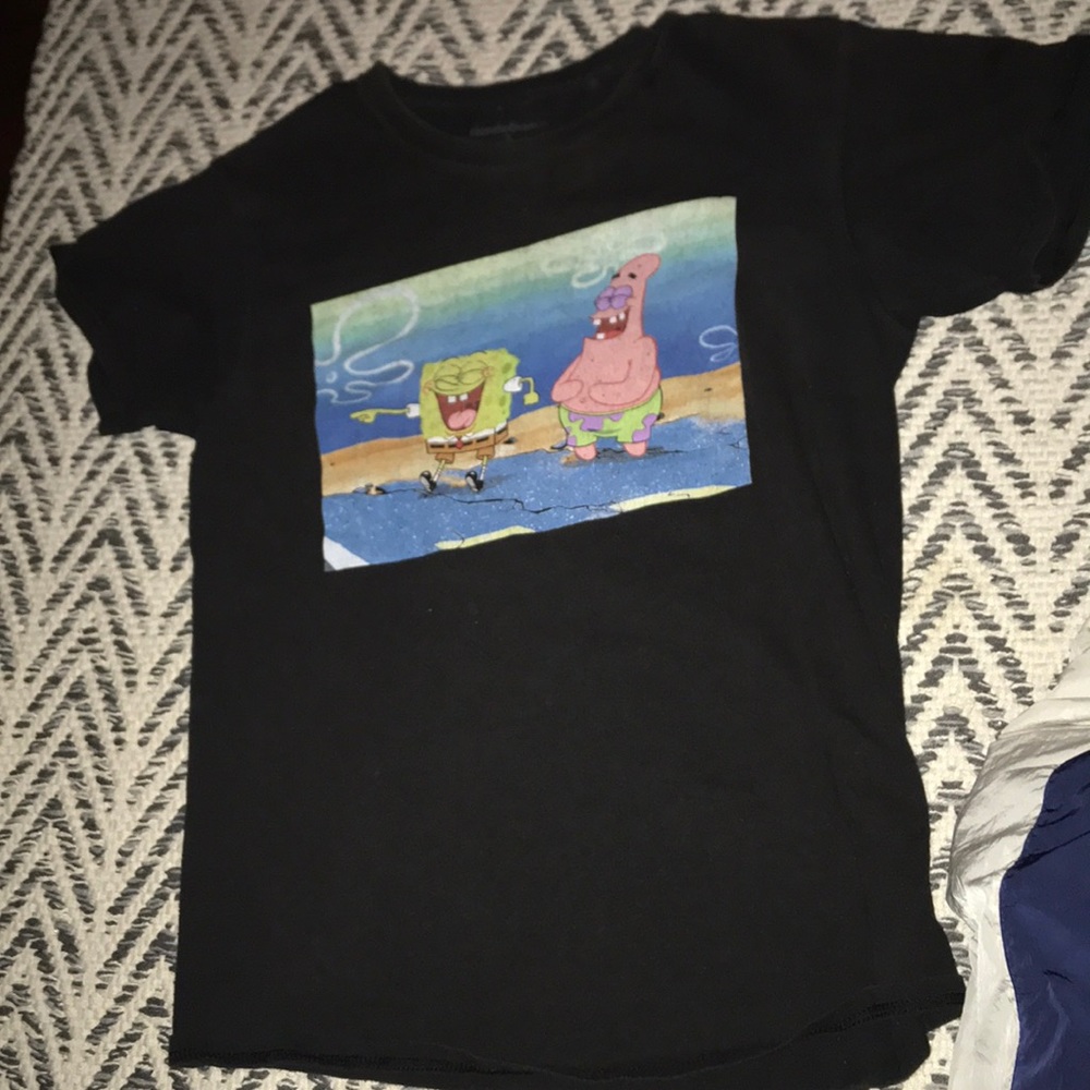 spongebob graphic tee shirt